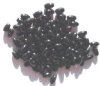 100 9x6mm Acrylic Black Ovals